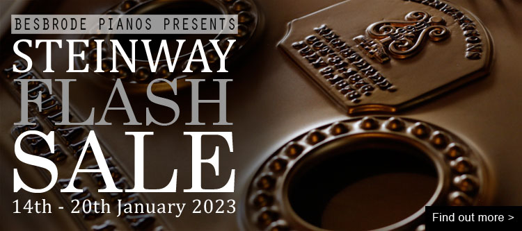  Besbrode Pianos presents The Steinway Piano Flash Sale you have been waiting for..