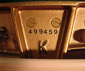 Steinway Model K upright piano