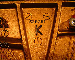 Steinway Model K upright piano