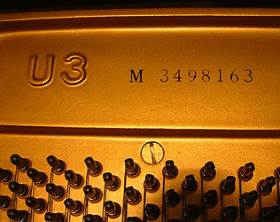 Yamaha U3 upright piano for sale