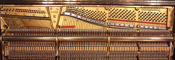 Steinway Model K upright piano
