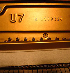 Yamaha U7 Upright Piano for sale.