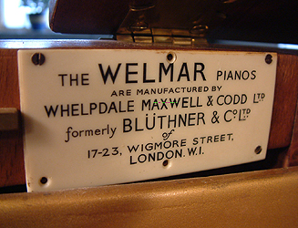 Welmar Grand Piano for sale. We are looking for Steinway pianos any age or condition.