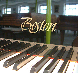 Boston GP 156  Grand Piano for sale. We are looking for Steinway pianos any age or condition.
