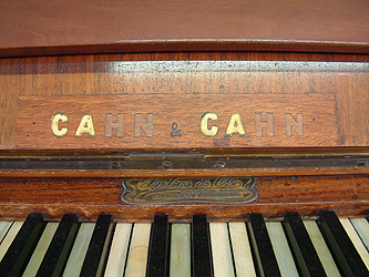 Cahn & Cahn Upright Piano for sale.