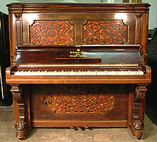 Rosewood Steinway upright piano for sale.