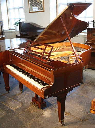 Mahogany Bluthner grand Piano for sale.