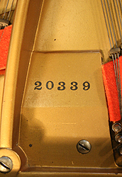 Bechstein Grand Piano serial number