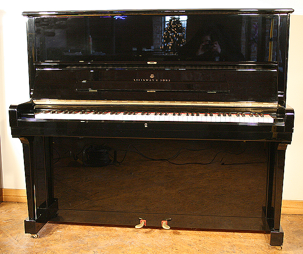 Steinway Model K upright Piano for sale.