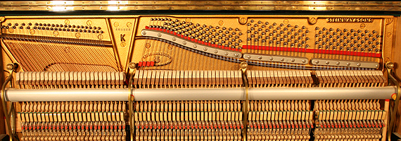 Steinway Model K upright Piano for sale.