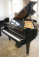 Kawai KG2C Grand Piano with a black case and polyester finish