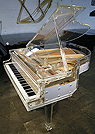Acrylic, Transparent, Laniem GP168 Baby Grand Piano