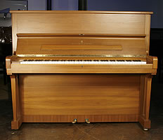 Walnut,  Steinway Model V Upright Piano For Sale