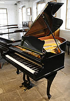Restored Bechstein Model A  Grand Piano  For Sale with a Black case and Cabriole Legs