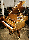 An american Steinway Model A grand piano with a walnut case. 