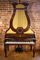 Antique Klein Lyre Piano