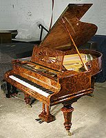 Bechstein Model A Grand Piano  For Sale with a Burr Walnut Case
