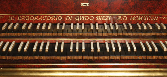 Guido Bizzi Harpsichord for sale. We are looking for Steinway pianos any age or condition.
