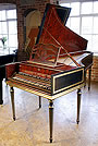 A Guido Bizzi Harpsicord with a hand painted case