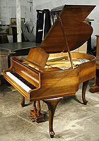 Walnut Bluthner Grand Piano For Sale