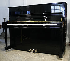 Modern Yamaha U1 Upright Piano For Sale