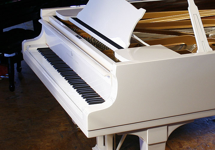 Steinway Model D piano cheek 