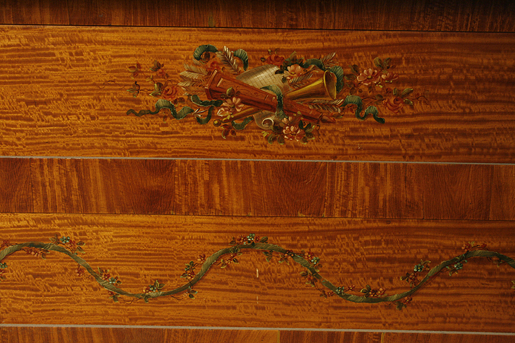 Ascherberg piano fall with stringing inlay accents