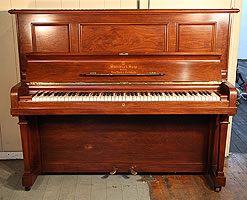 Mahogany Steinway Model Z Upright  Piano For Sale