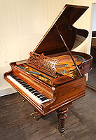 Bechstein Model B Grand Piano  For Sale with a Rosewood Case and Tapered, Sugar Legs