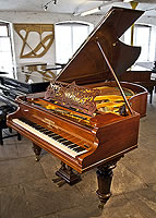 A  1901, Bechstein Model V grand piano with a rosewood case.