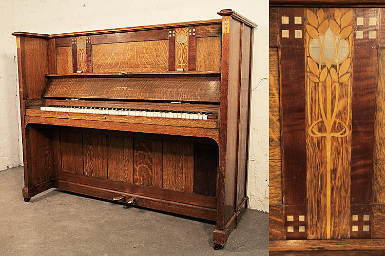 An 1897, Bechstein grand piano with a rosewood case in Rococo style
