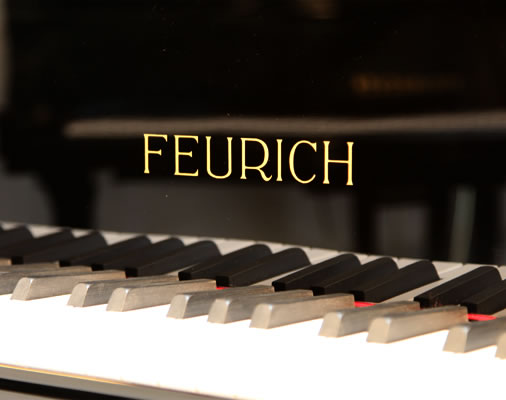 Feurich manufacturers logo on fall
