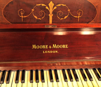 Moore and Moore Upright Piano for sale.