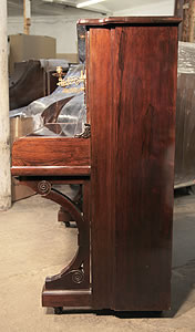Antique, Steinway upright piano profile Steinway Upright Piano for sale.