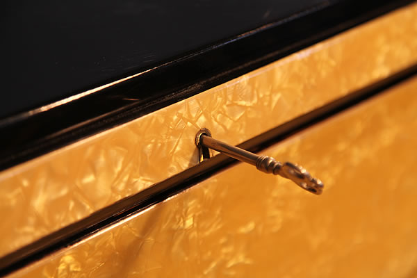 Zimmermann piano key detail.