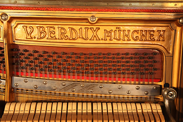 Berdux Upright Piano for sale.