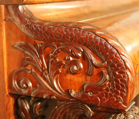 Rowold carved fish detail