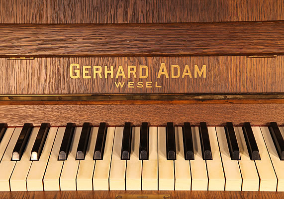 Gerhard Adams Upright Piano for sale.
