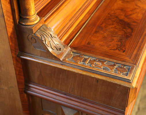 Steingraeber & Sohne carved piano cheek