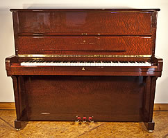 Modern Steinway Model V Upright Piano