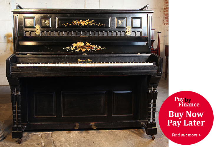 Challen upright piano for sale.