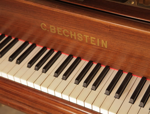 Bechstein Model A Piano manufacturers logo on fall