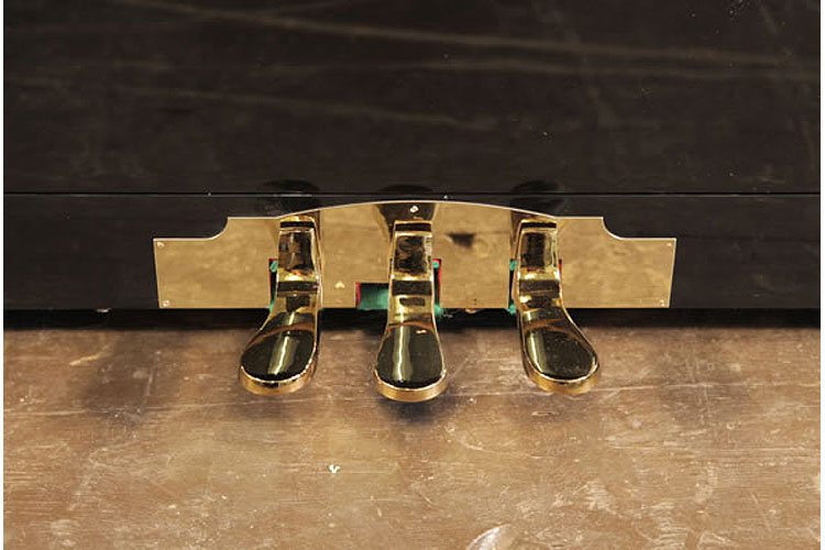 Besbrode  piano pedals with brass footplate