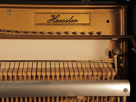 Haessler upright Piano for sale.
