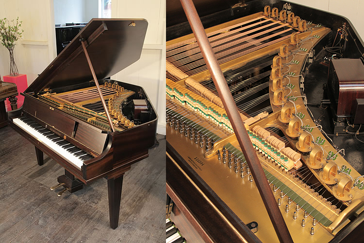 A 1932, Neo-Bechstein electric grand piano with a mahogany case