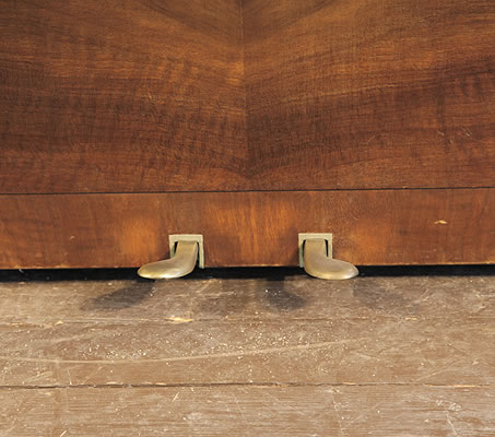 Steinway Model Z piano pedals Steinway Model Z upright Piano for sale.