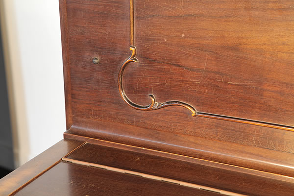 Steinway Model Z front panel detail Steinway Model Z upright Piano for sale.