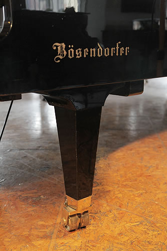 Bosendorfer Imperial grand piano leg with dual casters