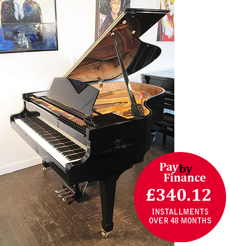Steinberg WS-T166 grand Piano for sale with a black case.