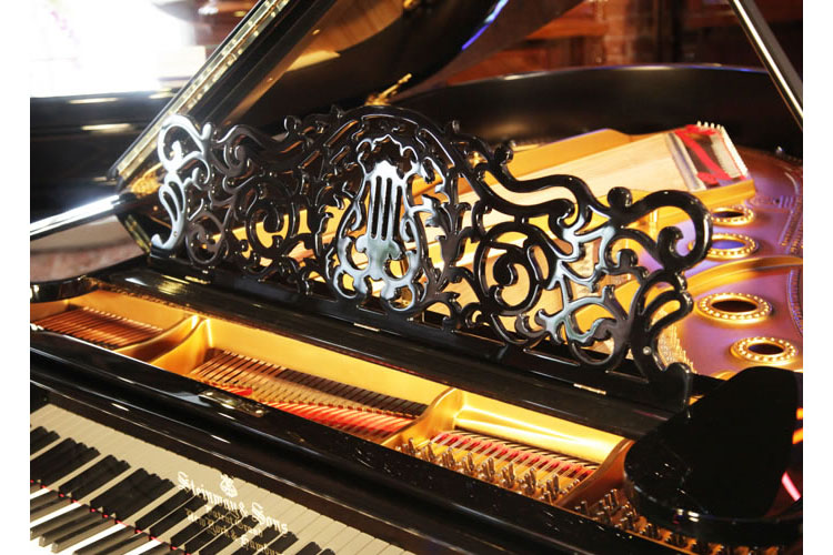 Steinway filigree piano music desk